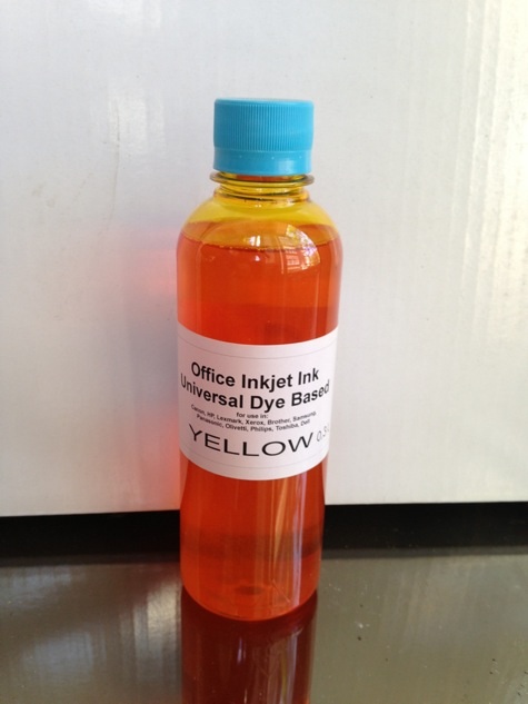ink ICS Universal Dye Based Yellow Ink – 0,5l (ALL BRANDS)
