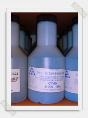 toner DELL 5100/ XEROX 6250 (CYAN) (with carrier)