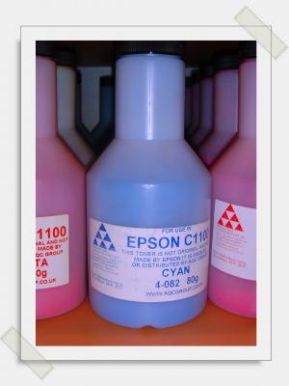> toner EPSON C1100 (CYAN) (with carrier)